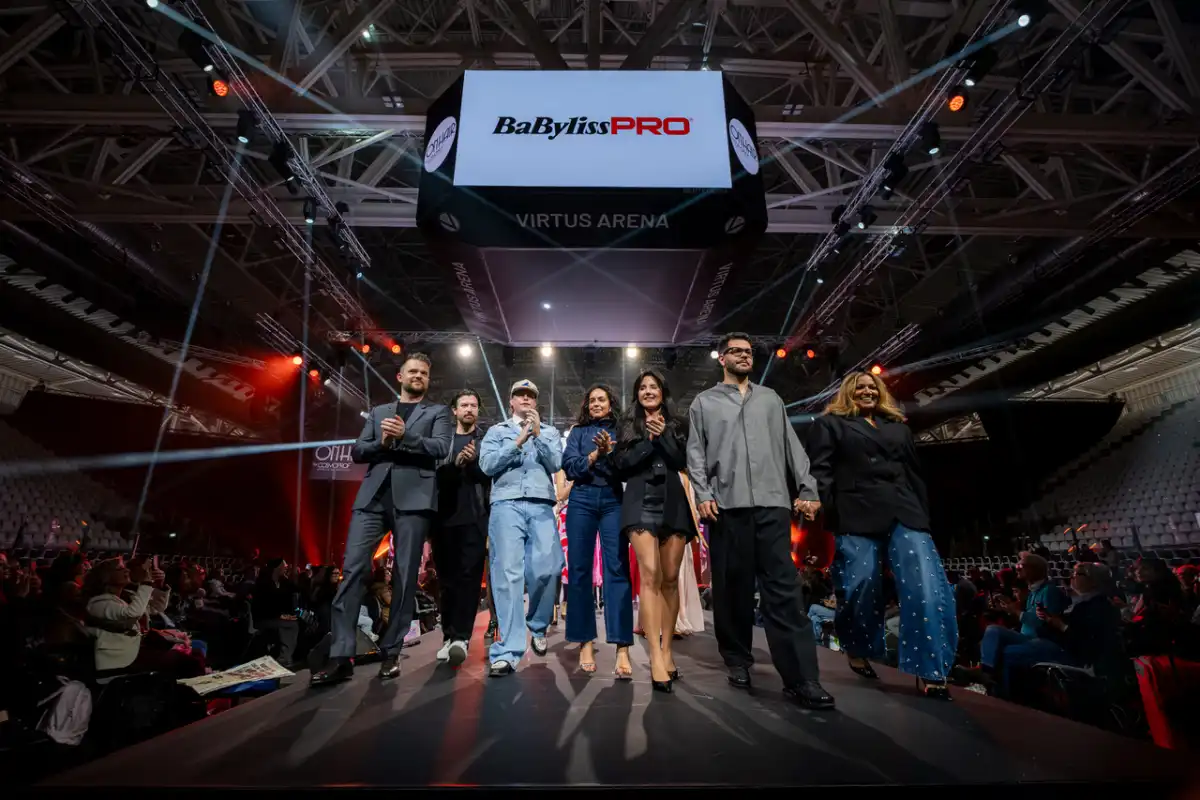 Models walk the stage at BabylissPRO Legacy Show.