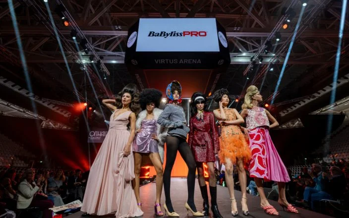Models line the stage at BabylissPRO Legacy Show