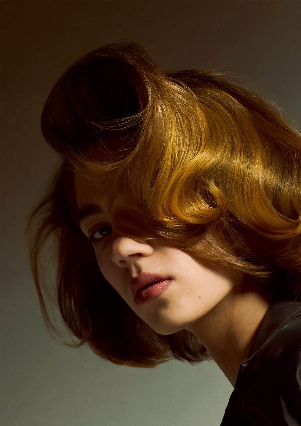 Butchers Tender Gravity collection featuring sculptural copper waves with fluid movement and refined editorial styling.