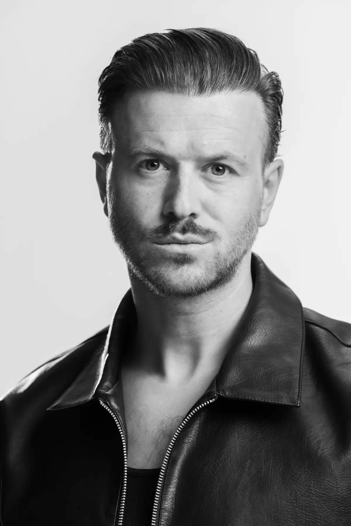 Black and white image of Josh Lamonaca.