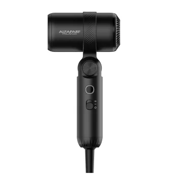 THE WHIZZ Travel Hairdryer against a white backdrop.