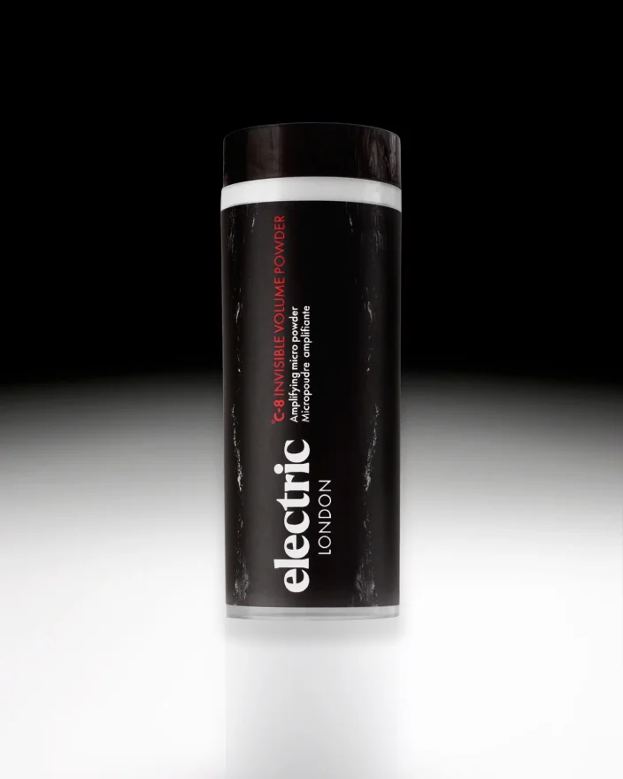 C8 Invisible Volume Powder in branded packaging on a white background.