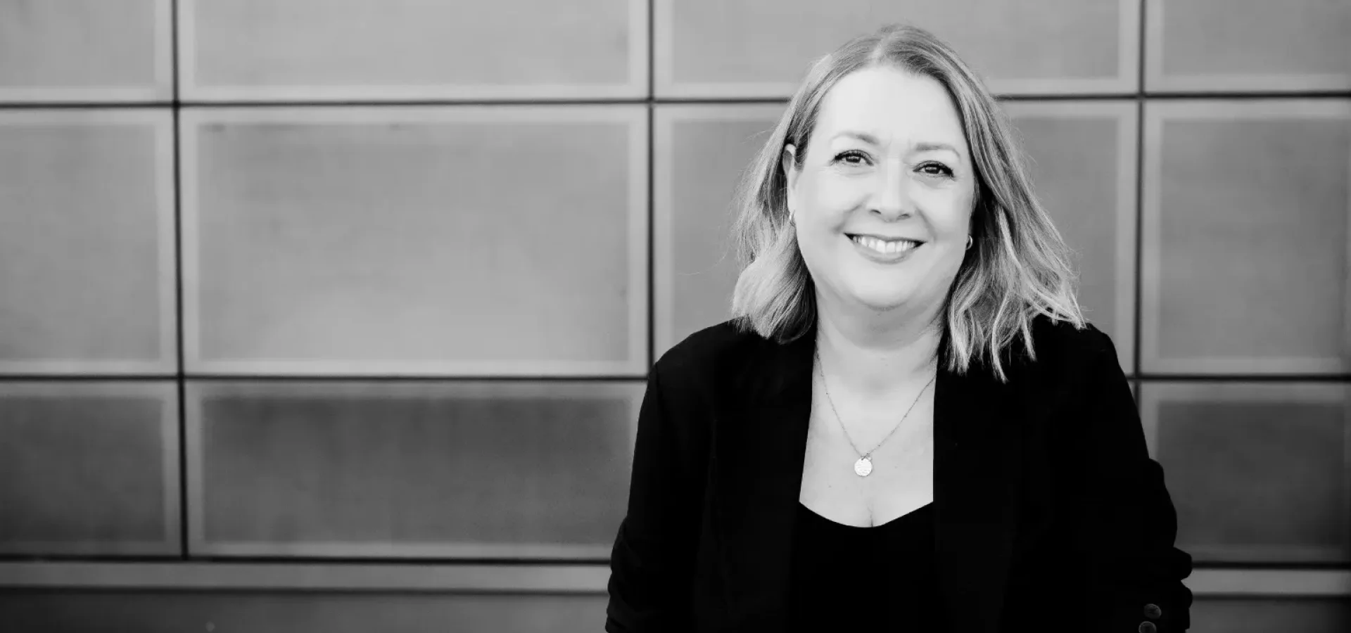 Black and white image of Hayley Jepson.
