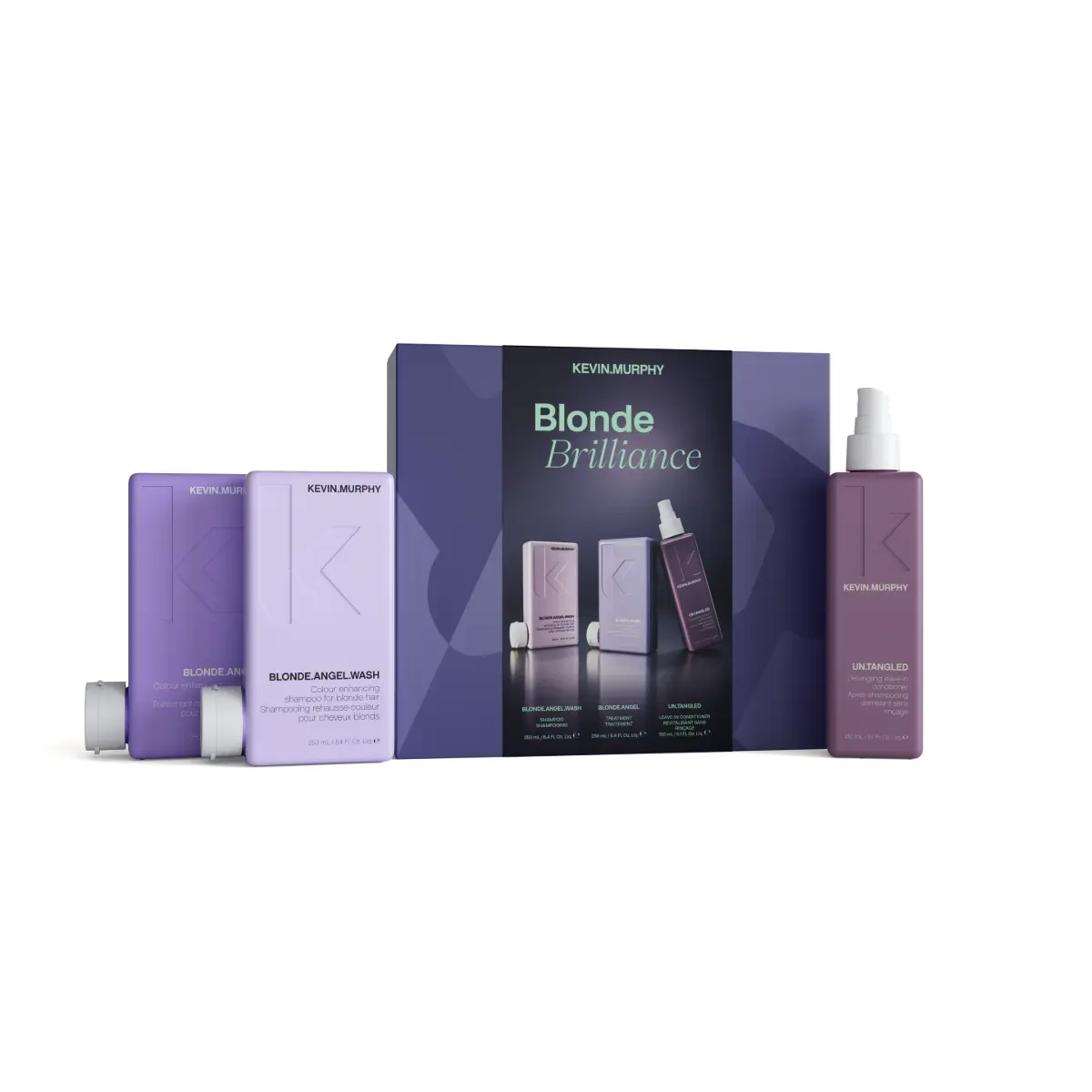 KEVIN MURPHY Holiday Collection Blonde Brilliance set on a white background.