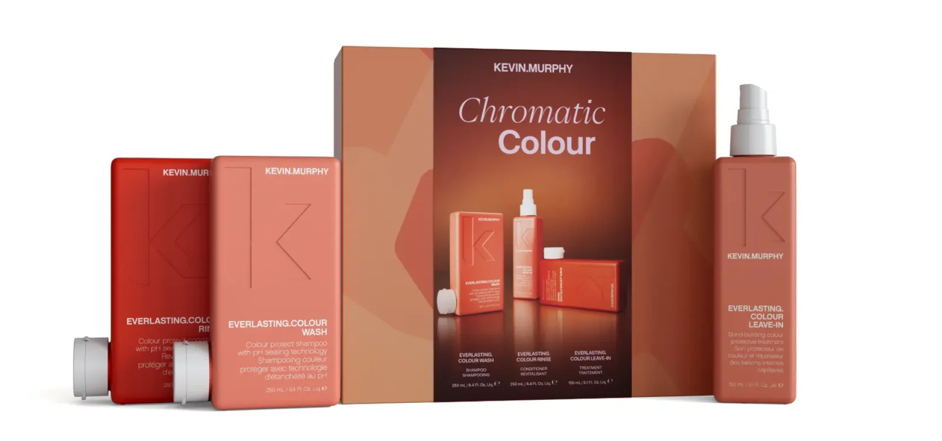 KEVIN MURPHY Holiday Collection Chromatic Colour set on a white background.