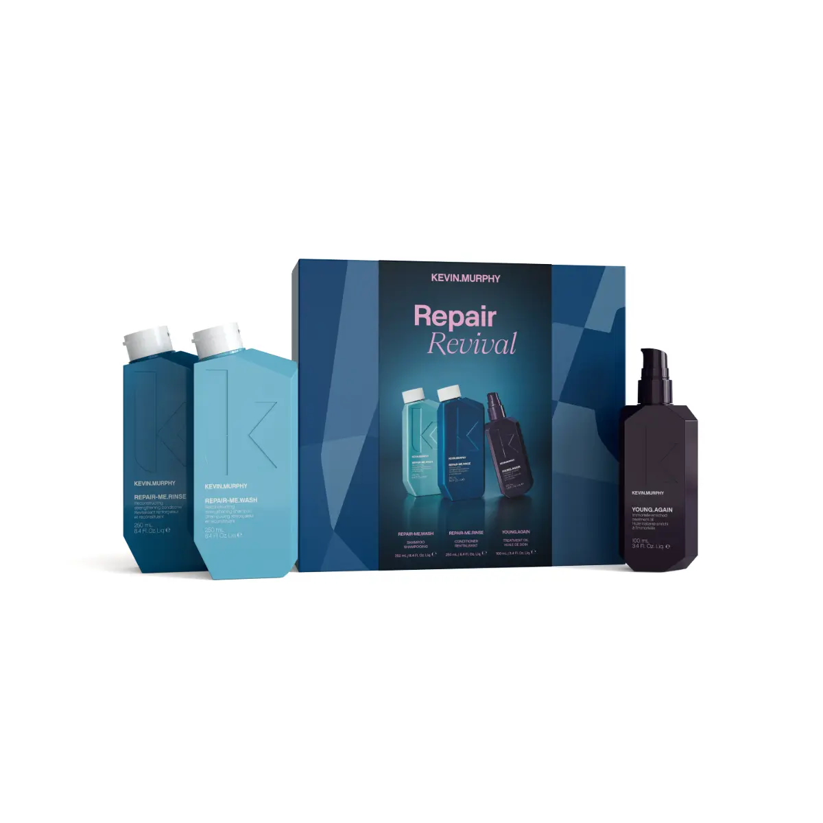 KEVIN MURPHY Holiday Collection Repair Revival set on a white background.