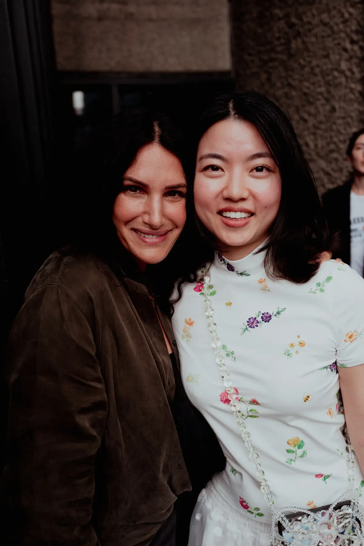 Anna Cofone and Susan Fang at LFW SS27.