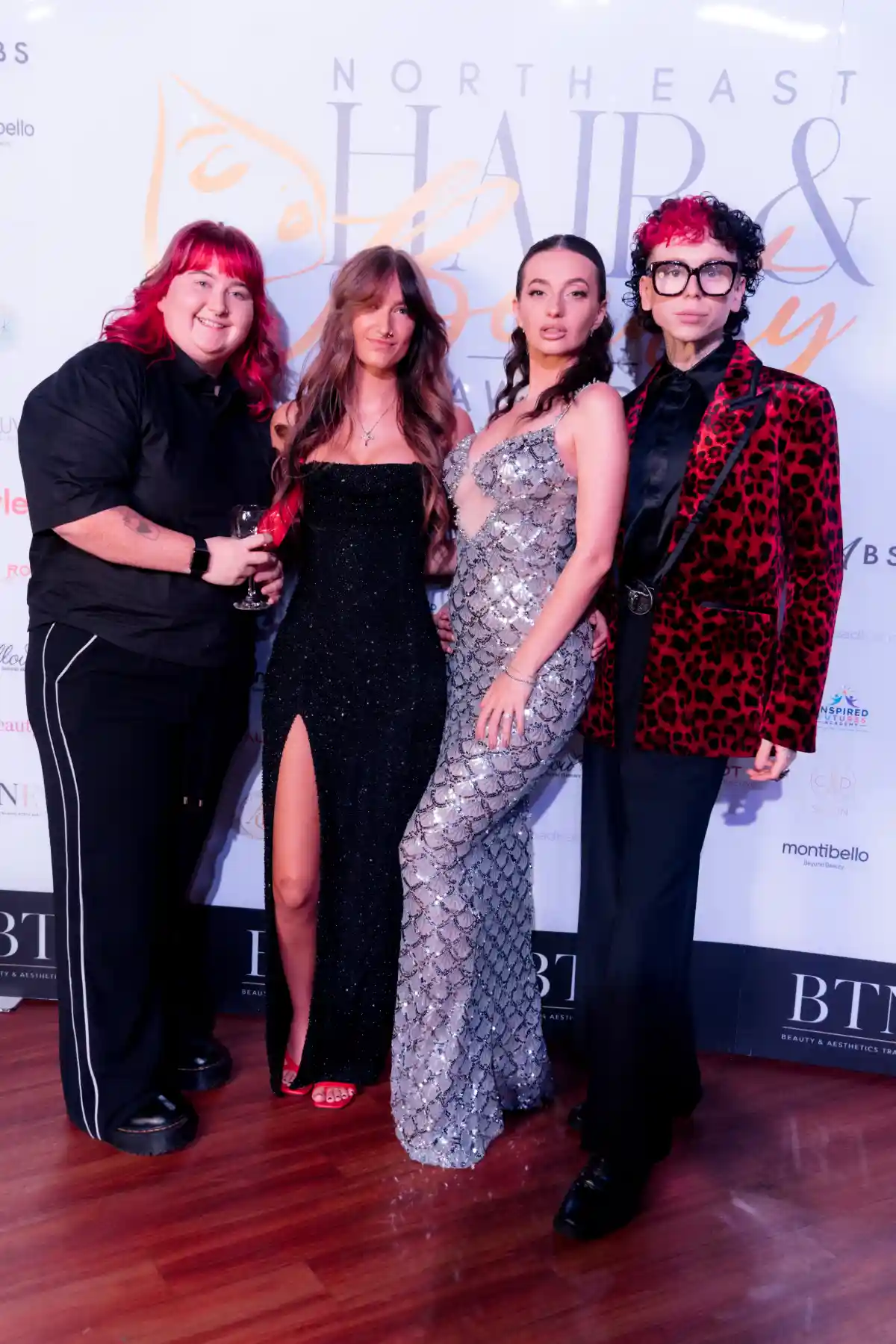 OSMO Ambassador Jude Taylor at the NE Hair & Beauty Awards with other winners.