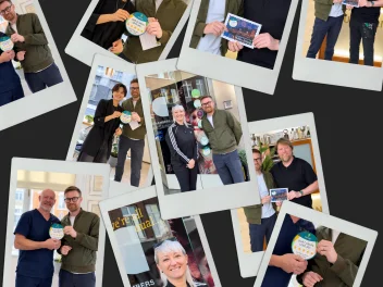 Polaroids of the Phorest client award winners.