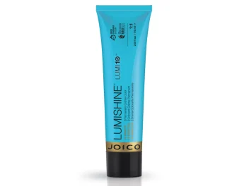 Tube of JOICO Lumishine in blue branded tube.