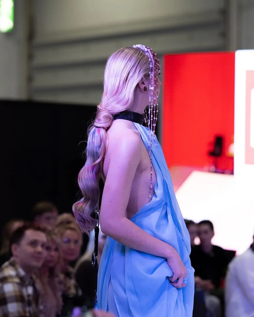 Model at Salon International 2026.