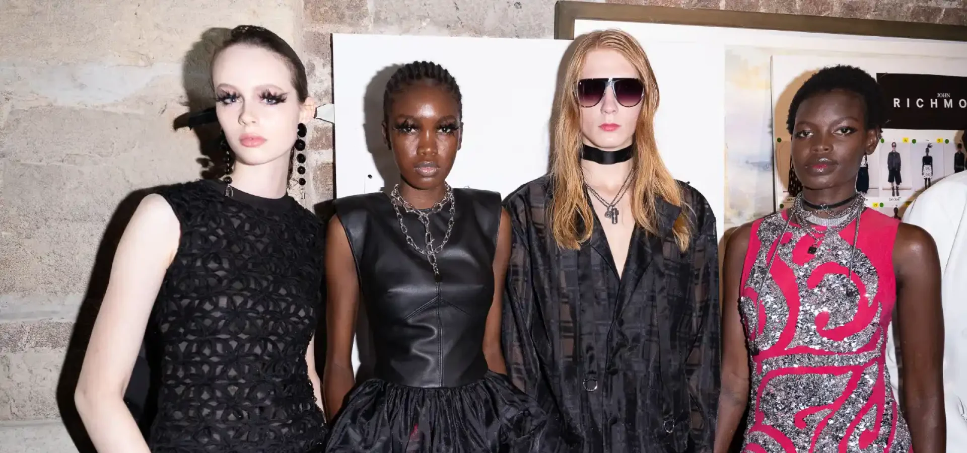 Models at TONI&GUY X John Richmond SS27