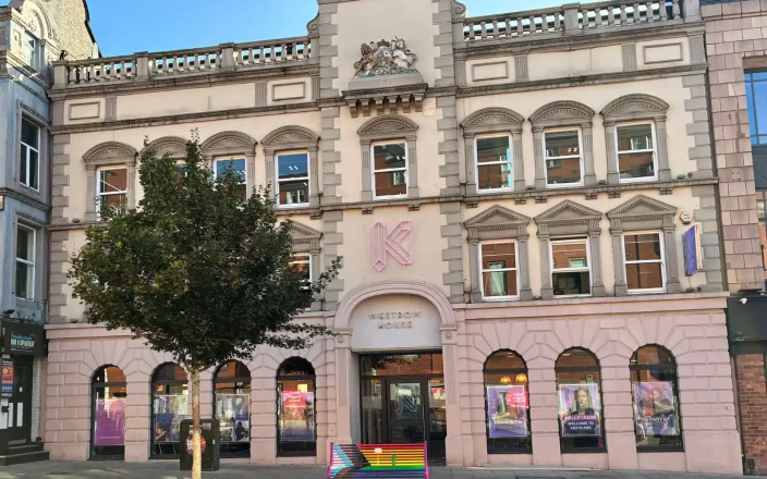 Outside of Kleek Academy in Leeds.