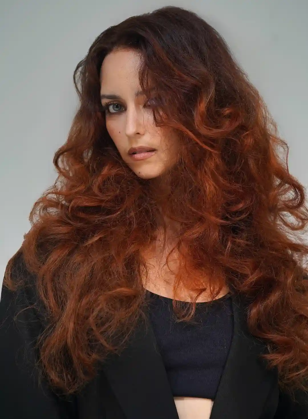 Model with Natasha_Copper Brown hair.