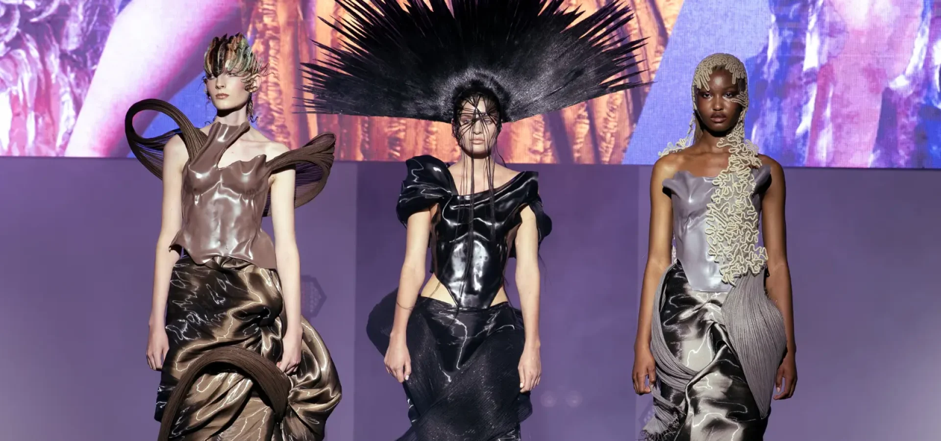models on satge with Toni&Guy at Salon International