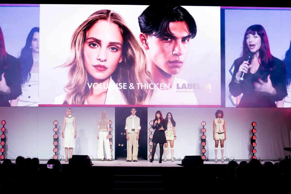 Volume talks on the stage at Salon International 2026